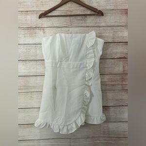 Perfectly Priscilla white romper NWT